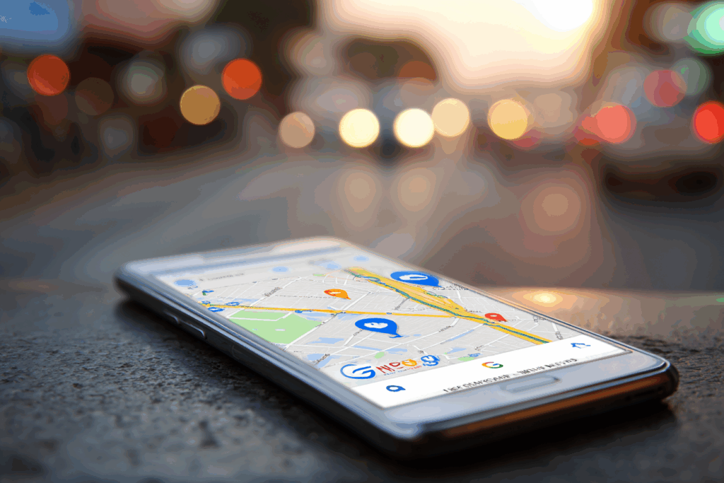 한국에서 Google Maps 기능 제한된 화면2