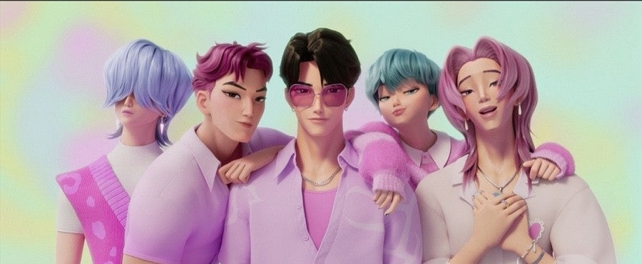 케이팝 데몬 헌터즈 애니메이션 캐릭터 포스터2